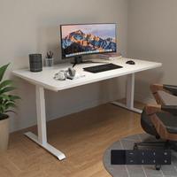 Cadre de bureau électrique à double moteur, réglable en hauteur, avec design détachable, pieds carrés, table de bureau en métal robuste