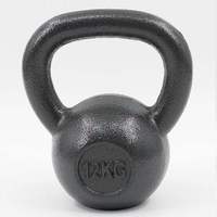 Kettlebell en fonte à peinture cuite, directement de l'usine, idéal pour la musculation et le fitness en salle de sport