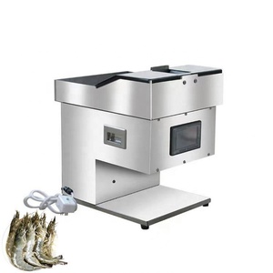 Equipo semiautomático 220V Gamba de base abierta Máquina de corte de línea de camarón - Product Image 6