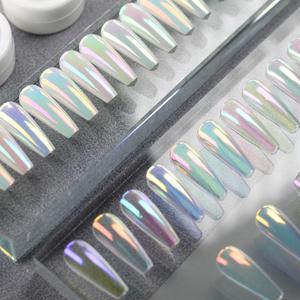 <span class=keywords><strong>Poudre</strong></span> acrylique de luxe pour nail art, pigment magnétique blanc clair effet <span class=keywords><strong>porcelaine</strong></span> pour nail art DIY - Product Image 3