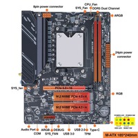 ERYING Combo Processeur AMD R9 9955HX3D/7945HX3D M-ATX MODT avec RAM DDR5 NVME M.2 WIFI6E PC Gamer Complet