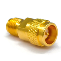 Adaptateur coaxial RF haute fréquence QSMA/SMA-JK1, connecteur coaxial à ondes millimétriques, matériau en cuivre, 50 ohms, 10 MHz-18 GHz