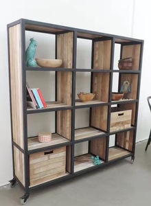 Armoire de présentation en bois de chêne massif, <span class=keywords><strong>bibliothèque</strong></span>, étagères en bois pour <span class=keywords><strong>bibliothèque</strong></span>, usage domestique - Product Image 6