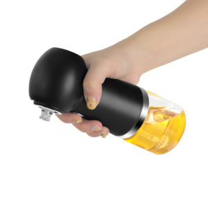 Preço de fábrica ABS + PP + Alto Vidro De Borosilicato Fácil Cozinhar Cozinha Óleo De Cozinha Spray Garrafa 150ML Pulverizador De Óleo Elétrico - Product Image 4