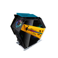 Boîtier PC Micro ATX personnalisé, boîtier de jeu ITX, boîtier d'ordinateur en verre de qualité supérieure, boîtier PC à double compartiment
