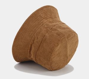 Toptan seyahat kadife balıkçı şapka 3D özel Logo güneş Visor şapkalar yaz düz üst geniş ağız geri dönüşümlü kova şapka - Product Image 5