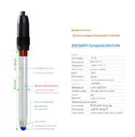 Testeur de pH à électrode en verre haute température certifié CE, capteur de pH RS485, détecteur de pH industriel personnalisable