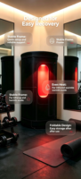 Nouveau Pod de Sauna Portable Moderne à Chaleur Sèche Certifié Haute Température Infrarouge pour la Récupération et le Bien-être à Domicile et la Récupération Sportive