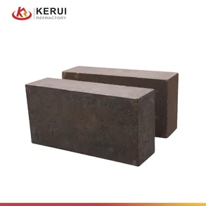 KERUI 내화 벽돌 마그네사이트 모래 및 고 순수 크롬 광석 마그네시아 크롬 벽돌 폐기물 소각로 내화 블록