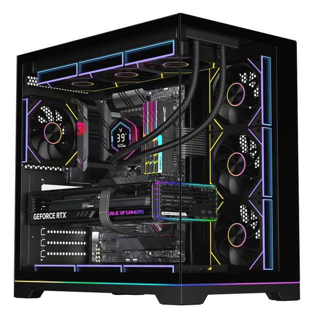 AntarcChill Factory New Arrival M-ATX ATX Tower PC Computer Case Tempered Glass RGB Light Gaming Case Gaming Case Pc Cabinet