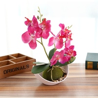 S205 Hoogwaardige decoratieve kunstmatige orchideeën met pot - Kerst & Halloween NIEUWE AANKOMSTEN