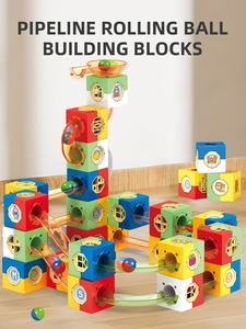 Bloques de Construcción de Tubos 2 en 1 para Niños, Juguete de Construcción Interactivo y Regalo para Padres e Hijos - Product Image 1