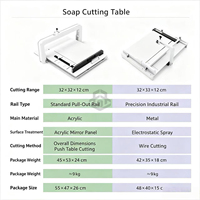 Coupe-savon manuel réglable en acrylique pour cordes métalliques, facile à utiliser et pratique
