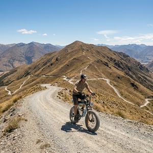 Bicicleta Eléctrica de Montaña con Llantas Anchas para Subir Colinas, con Transmisión de 7 Velocidades, Modelo Switchback Cruiser para Aventuras en Caminos de Montaña - Product Image 6