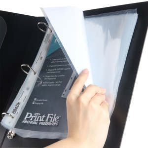 Porte-negatifs de haute qualité <span class=keywords><strong>avec</strong></span> reliure à 3 anneaux, couverture en PP, logo <span class=keywords><strong>personnalisé</strong></span>, écologique, étanche, design robuste, accès facile - Product Image 2
