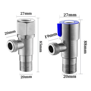 Stainless Steel Angle Valve 20mm Inner Diameter Male Thread For Water Heater Toilet Hot Cold Water Household Use - Product Image 1