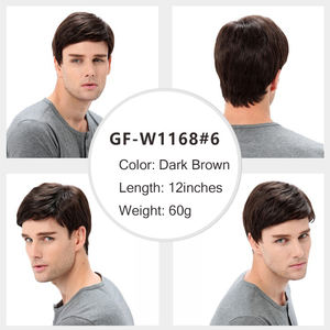 Peluca <span class=keywords><strong>de</strong></span> cabeza completa para niños con separación lateral sin costuras, pelo corto y recto, simulación <span class=keywords><strong>de</strong></span> cuero cabelludo, rosa, red interior, Tarjeta Dorada, peluca <span class=keywords><strong>de</strong></span> seda - Product Image 6