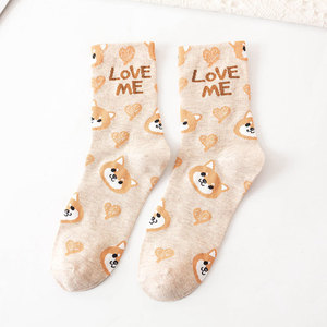Primavera nueva Oso <span class=keywords><strong>de</strong></span> algodón para adultos Calcetines Casual <span class=keywords><strong>de</strong></span> <span class=keywords><strong>dibujos</strong></span> animados salvaje Jacquard Calcetines - Product Image 3