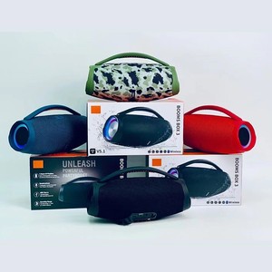 Boombox 3 Mini Enceinte sans fil portable d'extérieur avec éclairage RGB, son puissant, colonne de musique stéréo pour fêtes et camping, subwoofer - Product Image 1