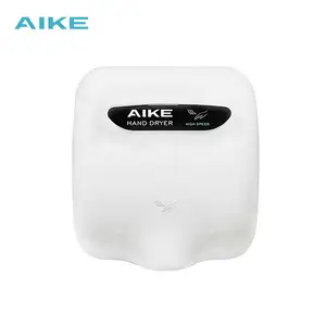 AIKE AK2800B profesyonel üreticisi dayanıklı otomatik paslanmaz çelik yüksek hızlı el kurutma makinesi için ticari banyo