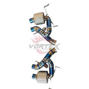 Sistema de Escape Catback con Válvulas de Aleación de Titanio Vortex Grado 5 para Ferrari F12 812 GTS - Product Image 1