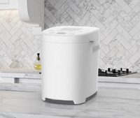 Machine à pain électrique pour la maison avec distributeur automatique de fruits et de noix, capacité maximale de 2 lb