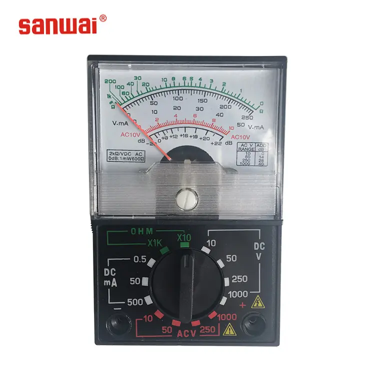 Multimeter Analog Harga Rendah, Super Mini dengan Nama Model Yx-1000a