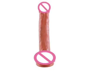 Vibrador para mulheres, brinquedo sexual adulto de plástico para massagem, vibrador para gajos, bico grande e masturbador, sensação sexual realista simulada