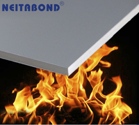 B1 panneau composite en aluminium ignifuge, 4MM 5MM, résistant au feu pour revêtement mural, façade