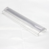 Diffuseur de lumière linéaire pour bande LED, en PMMA, lentille en PC, double concave, givré, garantie 3 ans