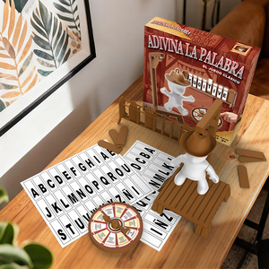 Jeu de société de devinettes de mots, exécuteur magnétique interactif, jeu de lettres mystérieuses, orthographe et devinettes de mots, jeu interactif familial - Product Image 2