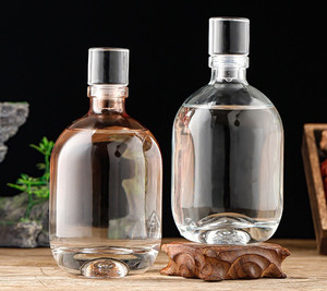 Rượu Mạnh chai thủy tinh 500ml nước trái cây Whisky <span class=keywords><strong>Vodka</strong></span> rượu rum Gin rượu rỗng chai thủy tinh có nắp thủy tinh - Product Image 3