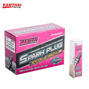 Bougies d'allumage de course automobile durables en iridium KAMTHAI, double iridium LMAR8BI-9 pour <span class=keywords><strong>HONDA</strong></span>, bougie d'allumage <span class=keywords><strong>PCX</strong></span> CLICK160 X MAX <span class=keywords><strong>300</strong></span> - Product Image 1