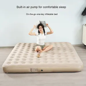 Colchón <span class=keywords><strong>Inflable</strong></span> de PVC Moderno, Portátil, Plegable, con Soporte de Aire, <span class=keywords><strong>Altura</strong></span> <span class=keywords><strong>Individual</strong></span>/Triple, Incorporado, Directo de Fábrica - Product Image 3