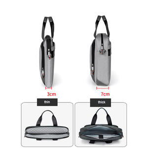 Sacs de bureau pour ordinateur portable 13/16 pouces, sac étanche pour hommes d'affaires, logo personnalisé, sacs d'ordinateur portable en pu, nouvelle collection <span class=keywords><strong>2022</strong></span> - Product Image 2