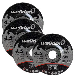 Welldon High Quality 4.5 Inch 115mm Marble Cutting Disc Grinding Disc <strong>Abrasive</strong> Cutting for Metal Grinding Wheel - Product Image 1