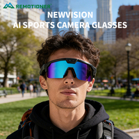 Lunettes intelligentes en métal avec affichage Chat GPT pour l'extérieur