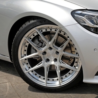 Jantes forgées 2 pièces 5x130 5x112 19 20 21 pouces style Y-Split modulaire 40 trous pour Porsche 911 718 BMW M2 M4 Golf R