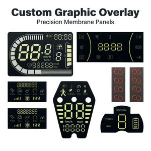 Oem Custom E <b>Bike</b> Dashboard Display Window <b>Sticker</b> Bluetooth Headlight Speedometer Odometer Pvc Pet Adhesive Printed - Product Image 5