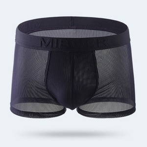 Nhà Máy Trực Tiếp Phong Cách Người Đàn Ông Của Boxer Shorts Thoáng Khí Thoải Mái Bền Nylon Lưới Chất Liệu Băng Giá Cảm Giác Xl Kích Thước Liền Mạch Sexy - Product Image 1