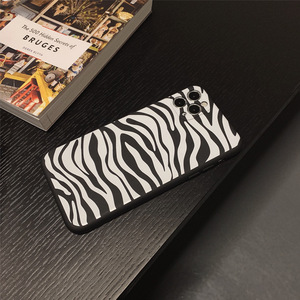 Funda para Teléfono Móvil con Diseño Animal de Patrón de Zebra, Pintada en TPU, con Protección de 360 Grados para 14 Pro/13/16/11/12 <span class=keywords><strong>Mini</strong></span> - Product Image 3