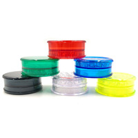 Lvhe Gadgets Accessoires pour fumeurs Logo personnalisé 60mm 3 couches en plastique broyeur d'herbes