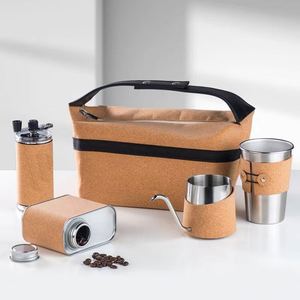High-end Light Luxury Retro Brushed/Polished Hand-Brewed Coffee Pot <b>Gift</b> <b>Set</b> Custom Hand-Cranked Grinder Outdoor Coffee <b>Set</b> - Product Image 3