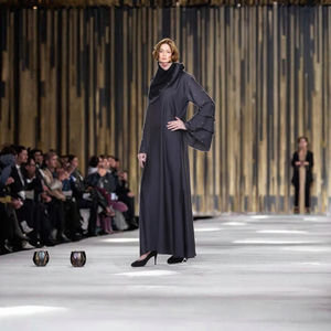 Ropa Islámica Casual de Talla Grande para Mujer, Vestido Abaya Maxi Musulmán Holgado, Nuevos Diseños, Venta al por Mayor, Tradicional de Poliéster - Product Image 2