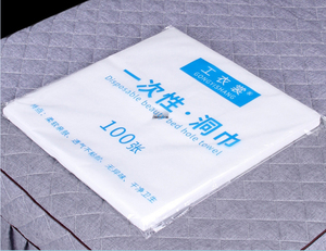 Toalla Desechable para Salón de Belleza, Tela no Tejida Gruesa, Impermeable, Soluble en Agua, Cama de Masaje, Diseño de Agujero Transpirable - Product Image 4
