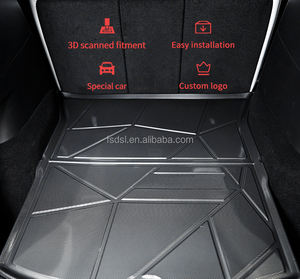 Alfombra impermeable para <span class=keywords><strong>maletero</strong></span> de coche, lámina de fibra de carbono para Toyota Highlander Kluger <span class=keywords><strong>2022</strong></span> - Product Image 6