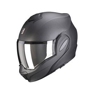 Casco Modulare Scorpion Exo Tech Carbon Nero Taglia S in Fibra di Carbonio per Moto - Product Image 1