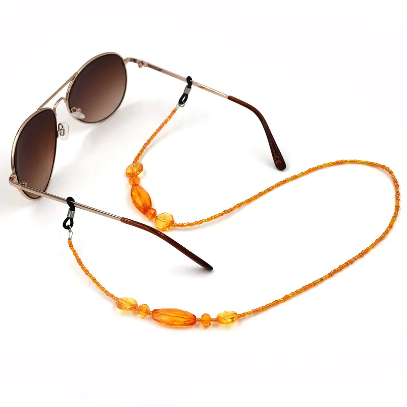 Bracelet de verre de lecture de créateur, cordon de lunettes de soleil, chaînes porte-lunettes pour lunettes