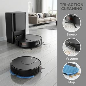 หุ่นยนต์ดูดฝุ่นอัจฉริยะอเนกประสงค์ กำลังดูด 3500Pa หุ่นยนต์ทำความสะอาดอัจฉริยะ - Product Image 5