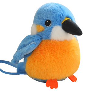 Peluche-compagno confortante-peluche animale Ultra morbido 13cm 9Asst. Piccoli uccelli spalla Stand amici con magnete - Product Image 1